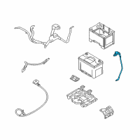 OEM 2015 Kia Optima Battery Sensor Assembly Diagram - 371802T870