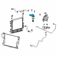 OEM 2013 Dodge Journey Housing-THERMOSTAT Diagram - 5184570AJ