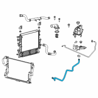 OEM 2020 Ram ProMaster 3500 COOLANT Recovery Bottle Diagram - 68214933AC