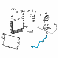 OEM Ram ProMaster 2500 COOLANT Recovery Bottle Diagram - 68214933AC