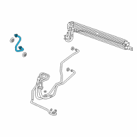 OEM 2020 Chevrolet Trax Cooler Pipe Diagram - 95090431