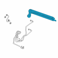 OEM 2017 Chevrolet Trax Auxiliary Cooler Diagram - 95152162