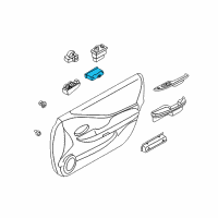 OEM 2002 Nissan Altima Switch Assy-Trunk Opener Diagram - 25380-8J005