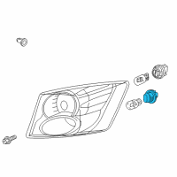 OEM Acura TSX Socket (T20 S) Diagram - 33303-S5A-003