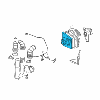 OEM 2003 Saturn Vue Air Mass Sensor Diagram - 55353127