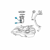 OEM 2010 Dodge Caliber Fuel Level Unit Package Diagram - 68029545AD