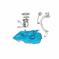 OEM 2009 Dodge Caliber Fuel Tank Diagram - 5181377AE