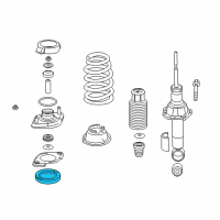 OEM 2004 Honda CR-V Rubber, Rear Spring Mounting Diagram - 52686-S5A-004