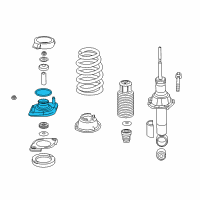 OEM 2013 Honda CR-V Base, Damper Mt Rear Diagram - 52675-T0A-A01