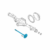 OEM 2004 GMC Envoy XUV Rear Axle Drive Shaft (Rh) Diagram - 19133413