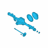 OEM 2004 Oldsmobile Bravada Driveshaft Diagram - 15135416