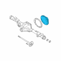 OEM Oldsmobile Bravada Axle Cover Diagram - 12479377