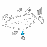 OEM 2014 BMW 640i Bulb With Holder Diagram - 63-11-7-271-054