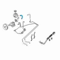 OEM 2004 Pontiac GTO Hose-P/S Fluid Reservoir Outlet Diagram - 92105715