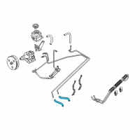 OEM Pontiac GTO Hose-P/S Fluid Cooling Diagram - 92209162