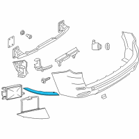 OEM 2016 BMW X5 Reflector Left Diagram - 63-14-7-847-591