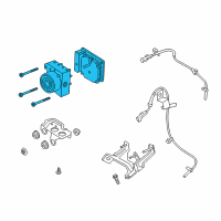 OEM Ford ABS Pump Assembly Diagram - DG9Z-2C405-H