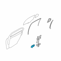 OEM 2006 Mercury Milan Window Motor Diagram - 6E5Z-5423395-BA
