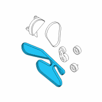 OEM Lincoln Zephyr Serpentine Belt Diagram - 6E5Z-8620-BB