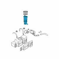 OEM 2005 Dodge Ram 1500 Fuel Pump Module/Level Unit Diagram - RL104694AC