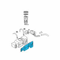 OEM Dodge Ram 3500 Shield-Fuel Tank Heat Diagram - 55398519AA