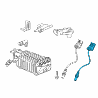 OEM Chevrolet Caprice Rear Oxygen Sensor Diagram - 92457789