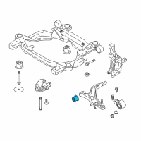 OEM 2017 Ford Police Interceptor Sedan Lower Control Arm Front Bushing Diagram - BA5Z-3C377-C