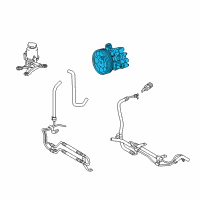 OEM 2017 Toyota Sequoia Power Steering Pump Diagram - 44310-0C110