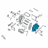 OEM 2019 Hyundai Sonata Case-Heater & Evaporator, RH Diagram - 97135-C2000