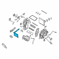 OEM 2015 Hyundai Sonata Core & Seal Assembly-Heater Diagram - 97138-C2000