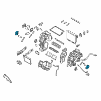 OEM 2019 Hyundai Sonata Blend Door/Temp Door Actuator Diagram - 97159-C2000