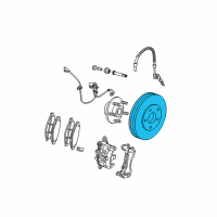 OEM Chrysler Pacifica Brake Rotor Diagram - 4721234AA