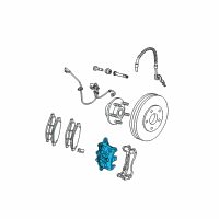 OEM 2005 Chrysler Pacifica CALIPER-Disc Brake Diagram - 5103118AA