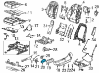 OEM 2022 GMC Yukon Seat Switch Diagram - 84751536