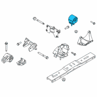 OEM Ford F-150 Mount Diagram - JL3Z-6038-M