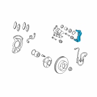 OEM 2015 Toyota Corolla Caliper Mount Diagram - 47722-02400