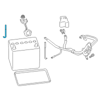 OEM 2020 Toyota 86 Battery Front Bolt Diagram - SU003-04626