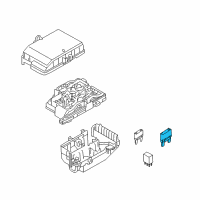 OEM 2007 Kia Amanti Fuse-Slow Blow 30A Diagram - 1898004824