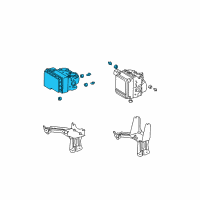 OEM Lexus ES300 ACTUATOR Assembly, Brake Diagram - 44050-33090