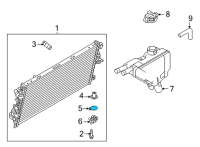 OEM Ford F-350 Super Duty Thermostat O-Ring Diagram - BC3Z-00815-A