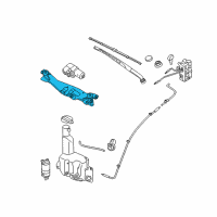 OEM Hyundai Link Assembly-Windshield Wiper Diagram - 98120-3M000