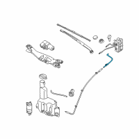 OEM 2009 Hyundai Genesis Hose Assembly-Windshield Washer Diagram - 98650-3M100