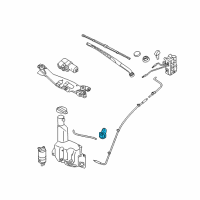 OEM 2009 Hyundai Genesis Level Switch-Windshield Washer Diagram - 98520-3M000