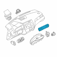 OEM 2017 BMW X4 Control Unit, Automatic Air Conditioner., High Diagram - 64-11-6-825-512