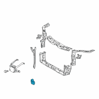 OEM 2013 Toyota Highlander Air Temperature Sensor Diagram - 88790-06010