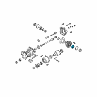 OEM 2012 Nissan Rogue Bearing-Differential Diagram - 38440-4BF0B