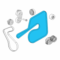 OEM Dodge Charger Belt-SERPENTINE Diagram - 5038725AA