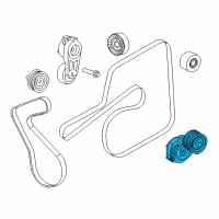 OEM Ram SUPERCHARGER DRIVE BELT Diagram - 53011558AA