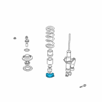 OEM Acura CL Rubber, Spring Seat (Showa) Diagram - 52748-SM4-014