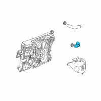 OEM 2004 Jeep Grand Cherokee Hose-Radiator Outlet Diagram - 52079873AA